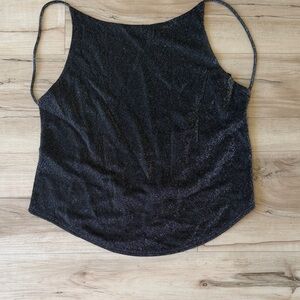 Backless Sparkle-y Festival Top